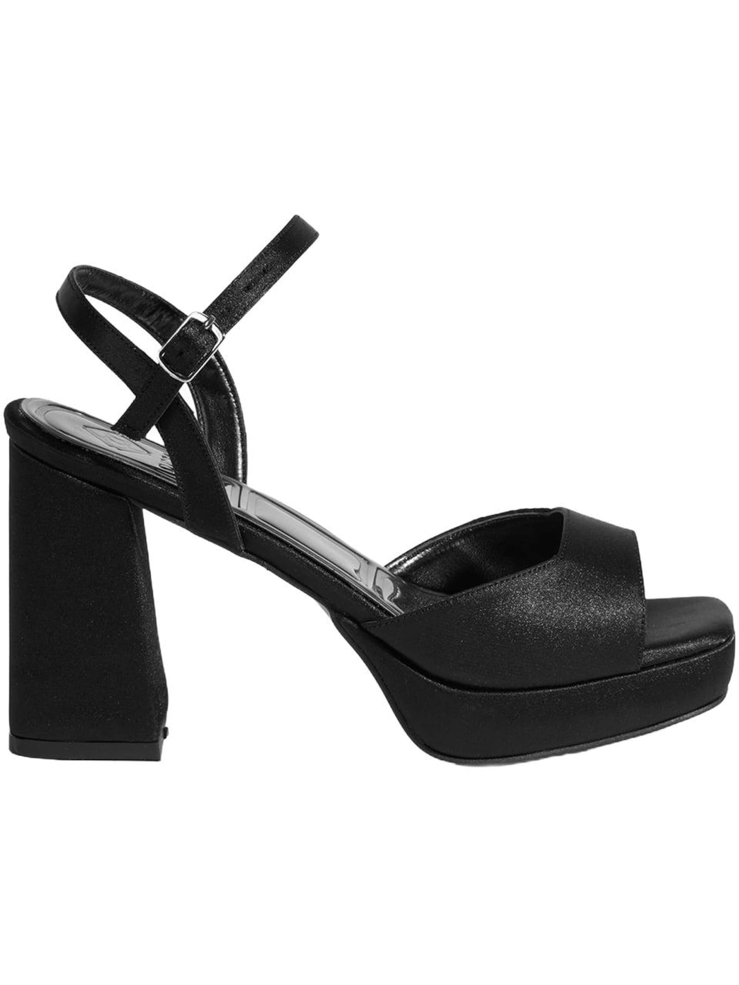 Desa - Sandalias de dedo 'Absätze' en negro: frente