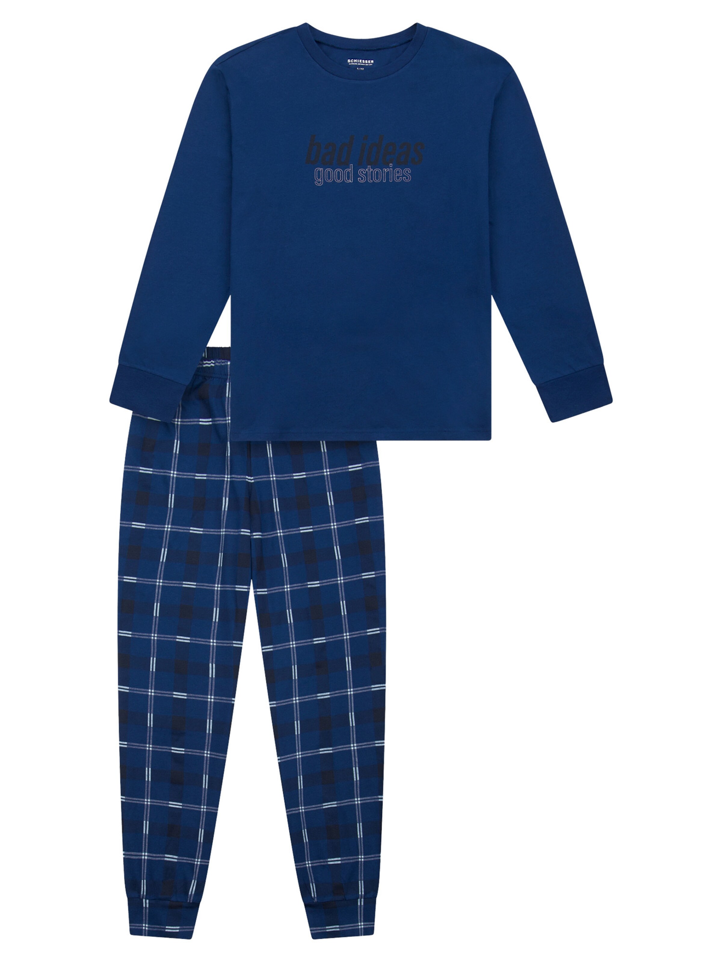 Pyjama SCHIESSER en bleu : devant