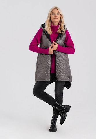 Gilet KALITE look en gris