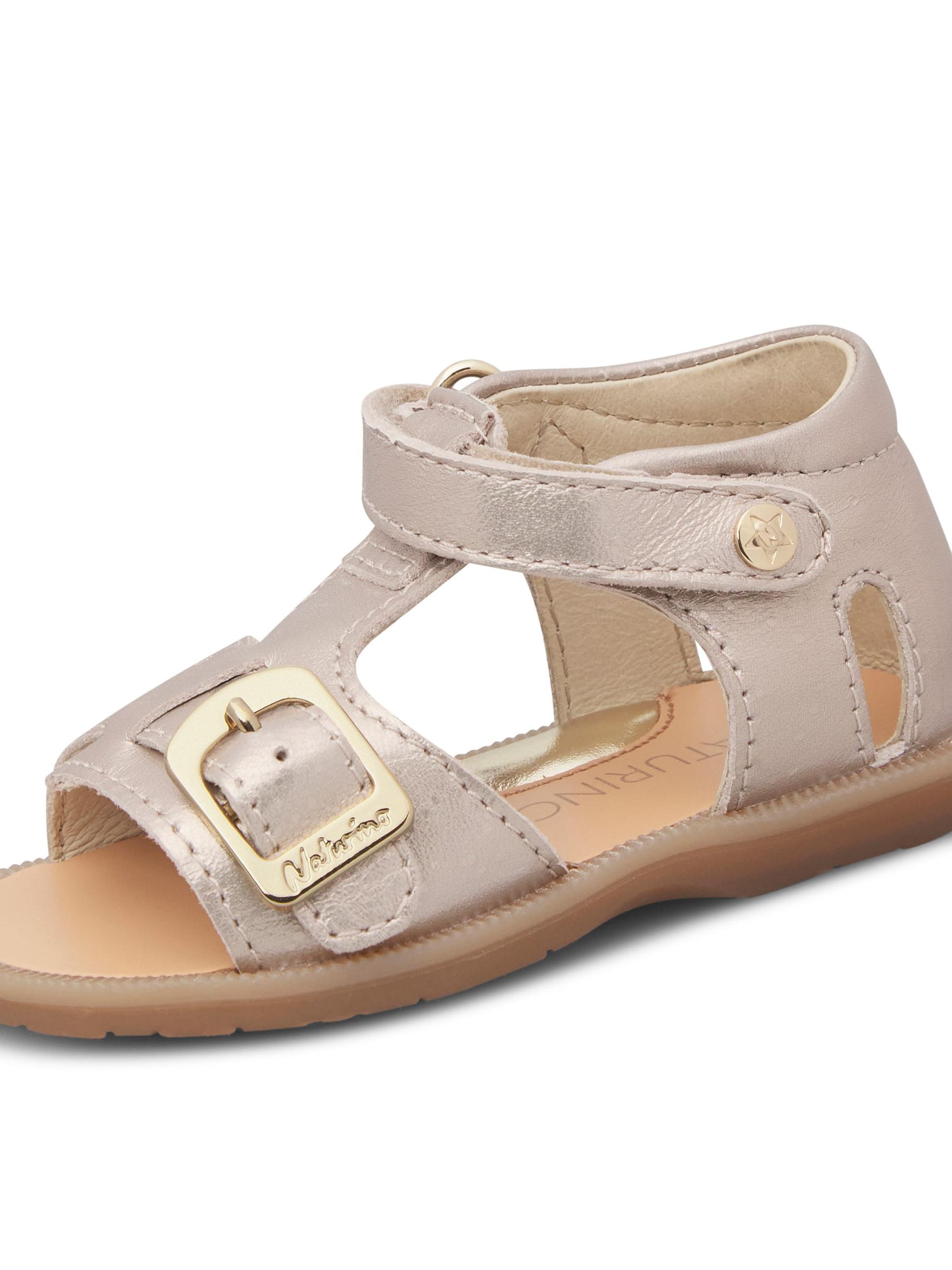 NATURINO Sandalen 'QUARZO' in Roze