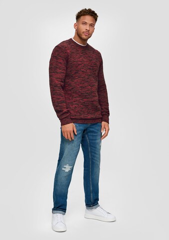 s.Oliver Men Tall Sizes Sweater in Red