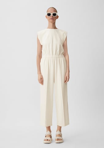 comma casual identity Jumpsuit in Beige: front