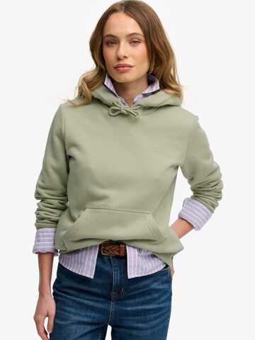 Superdry & Co Свитшот 'ESSENTIAL' в Зеленый: спереди