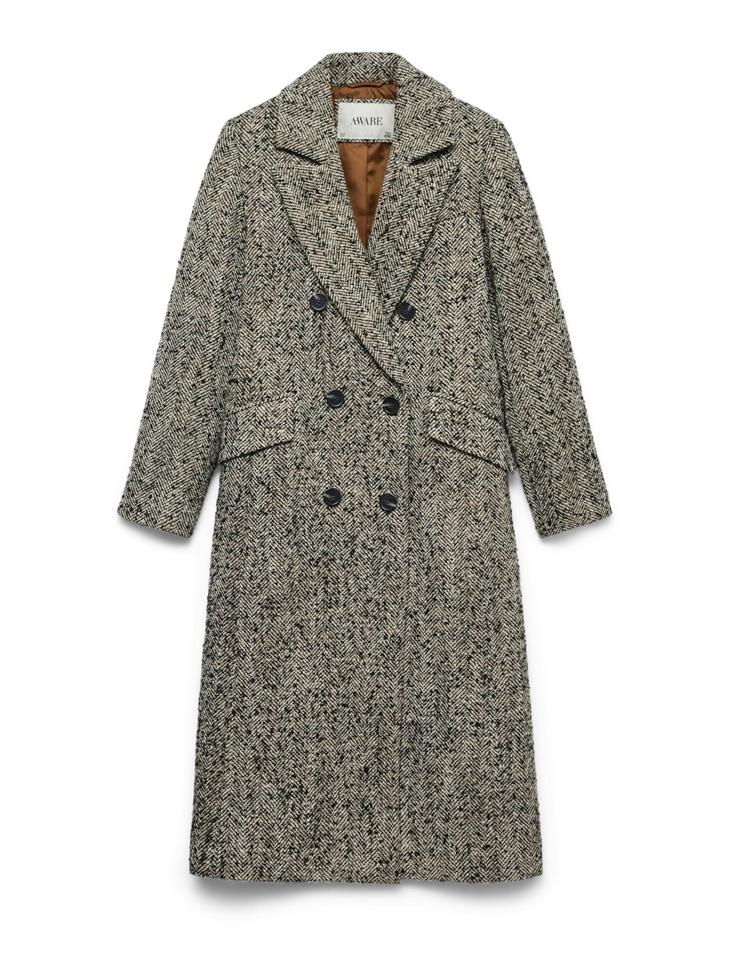 Cappotto di mezza stagione 'UMAYA' di Aware in nero: frontale