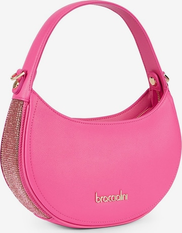 Borsa a spalla di Braccialini in rosa: frontale