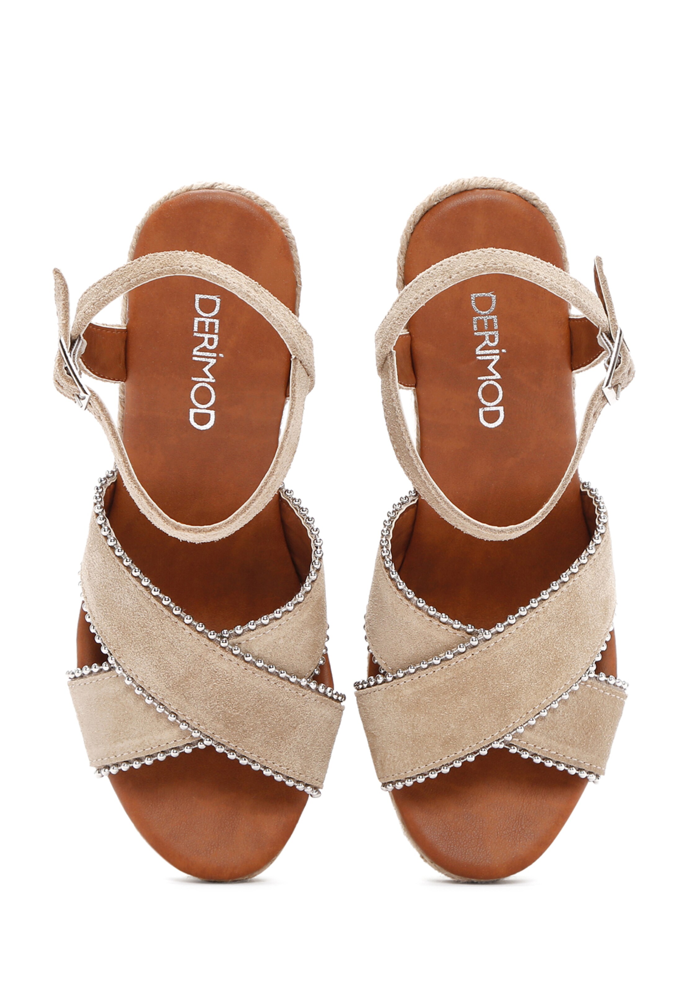 Derimod Sandale in Beige