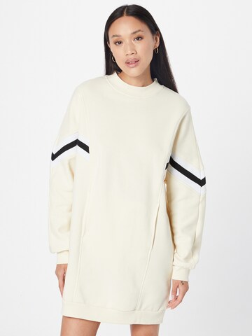 Urban Classics Oversized Dress in Beige: front