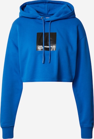 Sweat-shirt KARL LAGERFELD JEANS en bleu : devant