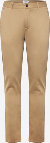 Pantalon chino 'Endmore' FARAH en beige : devant
