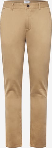 FARAH Regular Chino Pants 'Endmore' in Beige: front