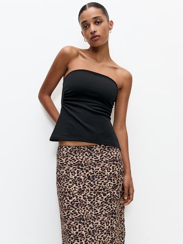 Pull&Bear Top in Schwarz: Vorderseite
