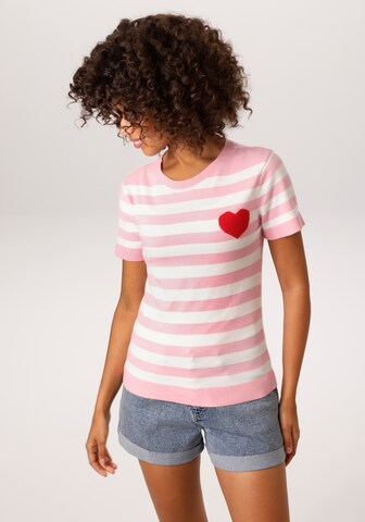 Aniston CASUAL Sweater in Pink: front