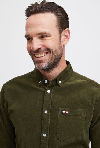 FQ1924 Regular fit Button Up Shirt 'Steven' in Green