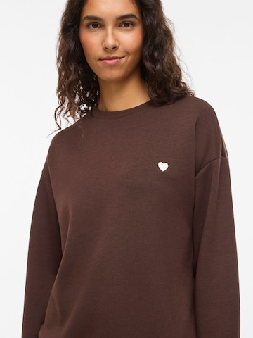 VILA Sweatshirt 'VISandy' i brun
