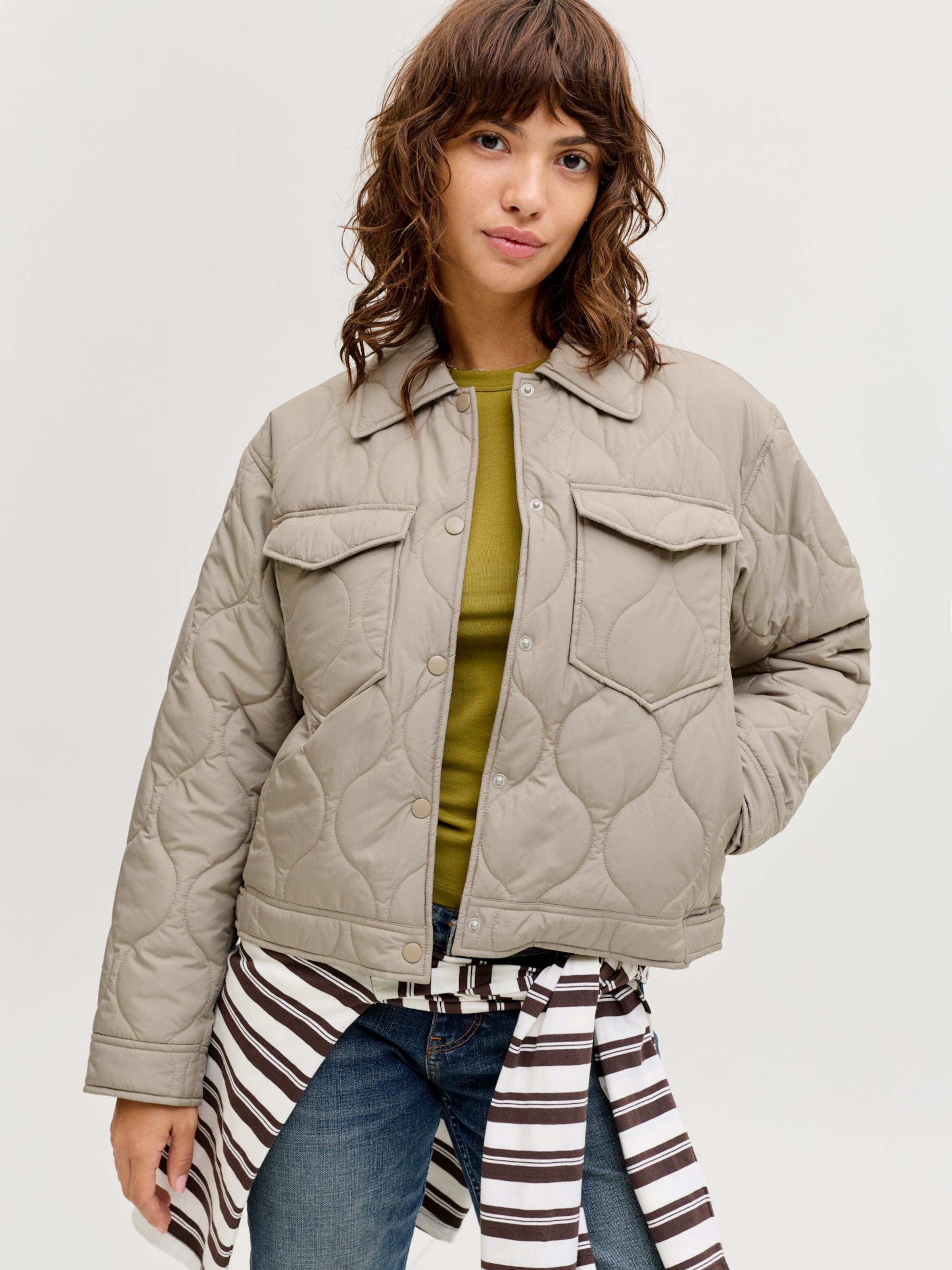 JJXX Between-Season Jacket 'JXHope Allie' in Khaki | ABOUT YOU