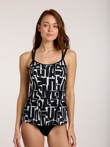 Tankini OLYMPIA en noir : devant