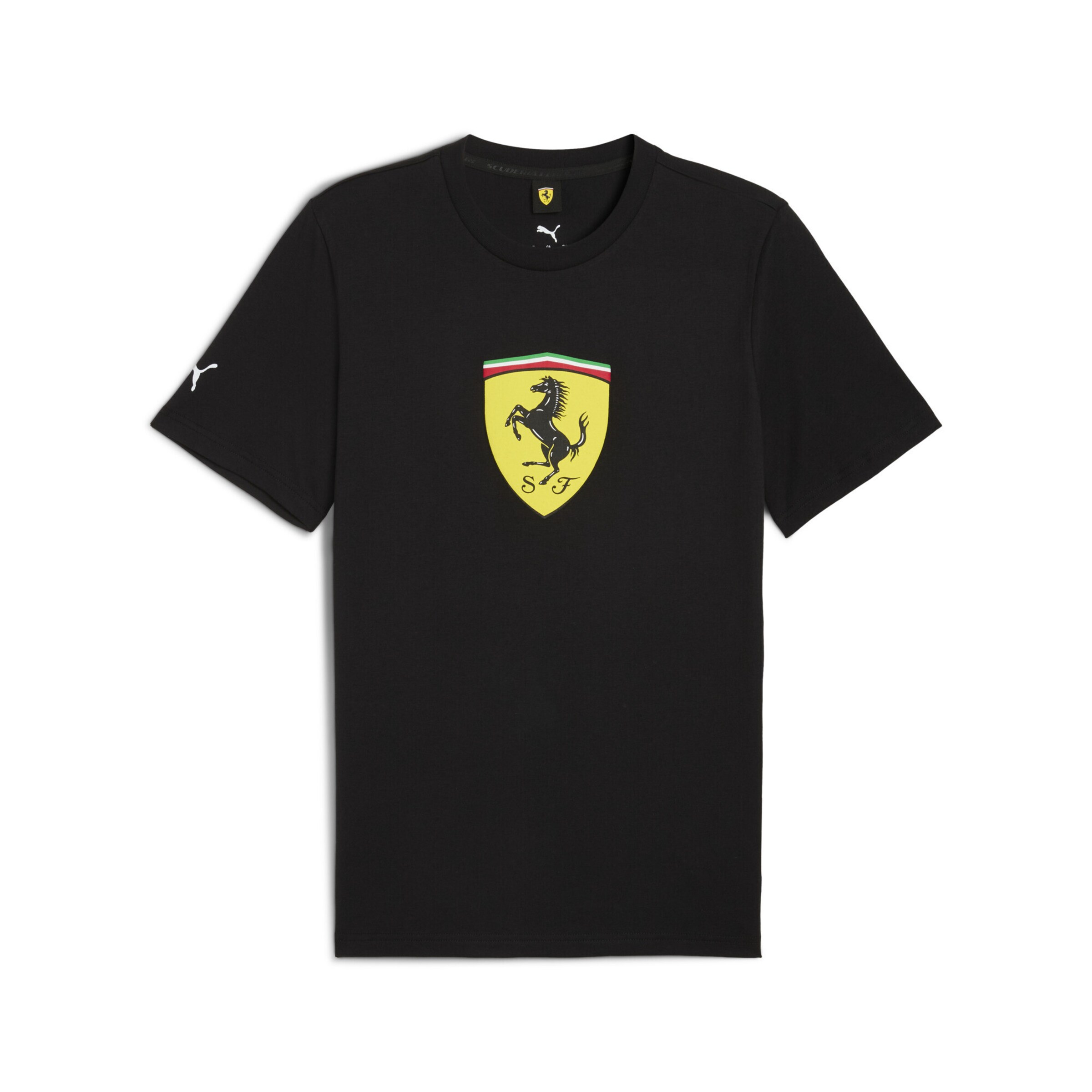 T-Shirt fonctionnel 'Scuderia Ferrari' PUMA en noir : devant