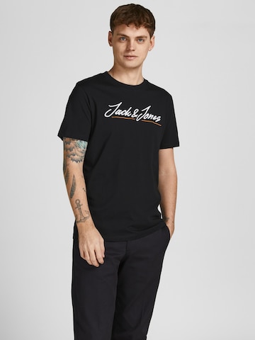 JACK & JONES Shirt 'Tons Upscale' in Black: front