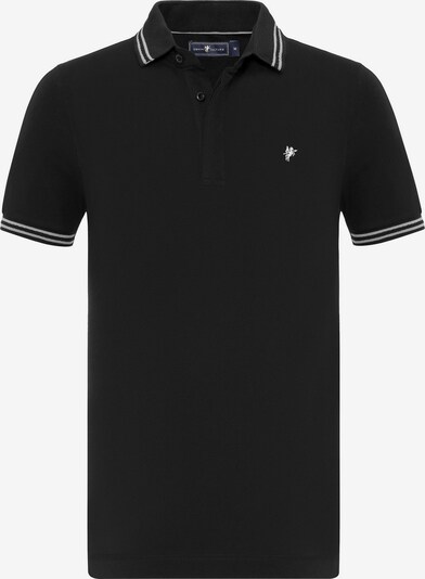 DENIM CULTURE Camiseta 'ALISTAIR' en negro / blanco, Vista del producto