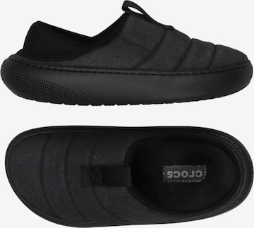 Crocs Halbschuh 39 in Schwarz: Vorderseite
