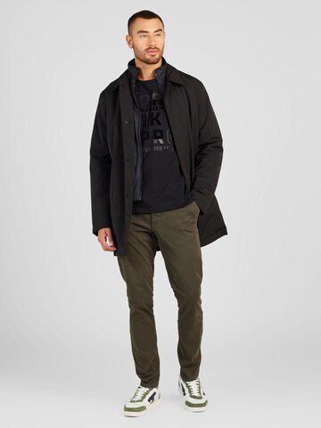 JACK & JONES Slimfit Παντελόνι τσίνο 'MARCO FRED' σε πράσινο