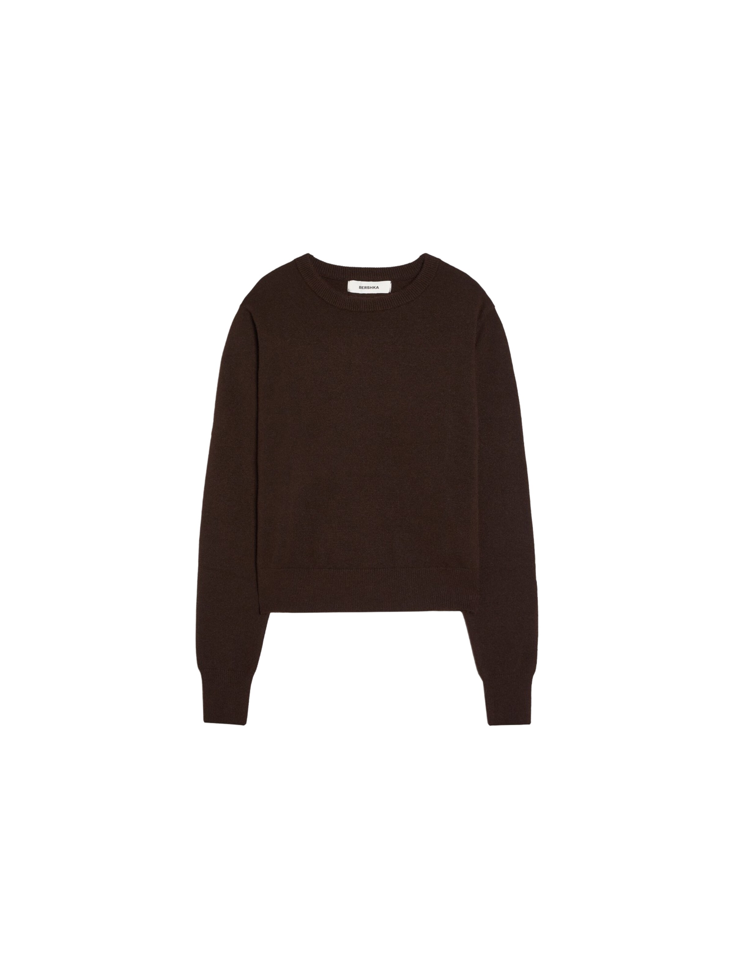 Bershka Sweater in XS in Chocolate, Item view