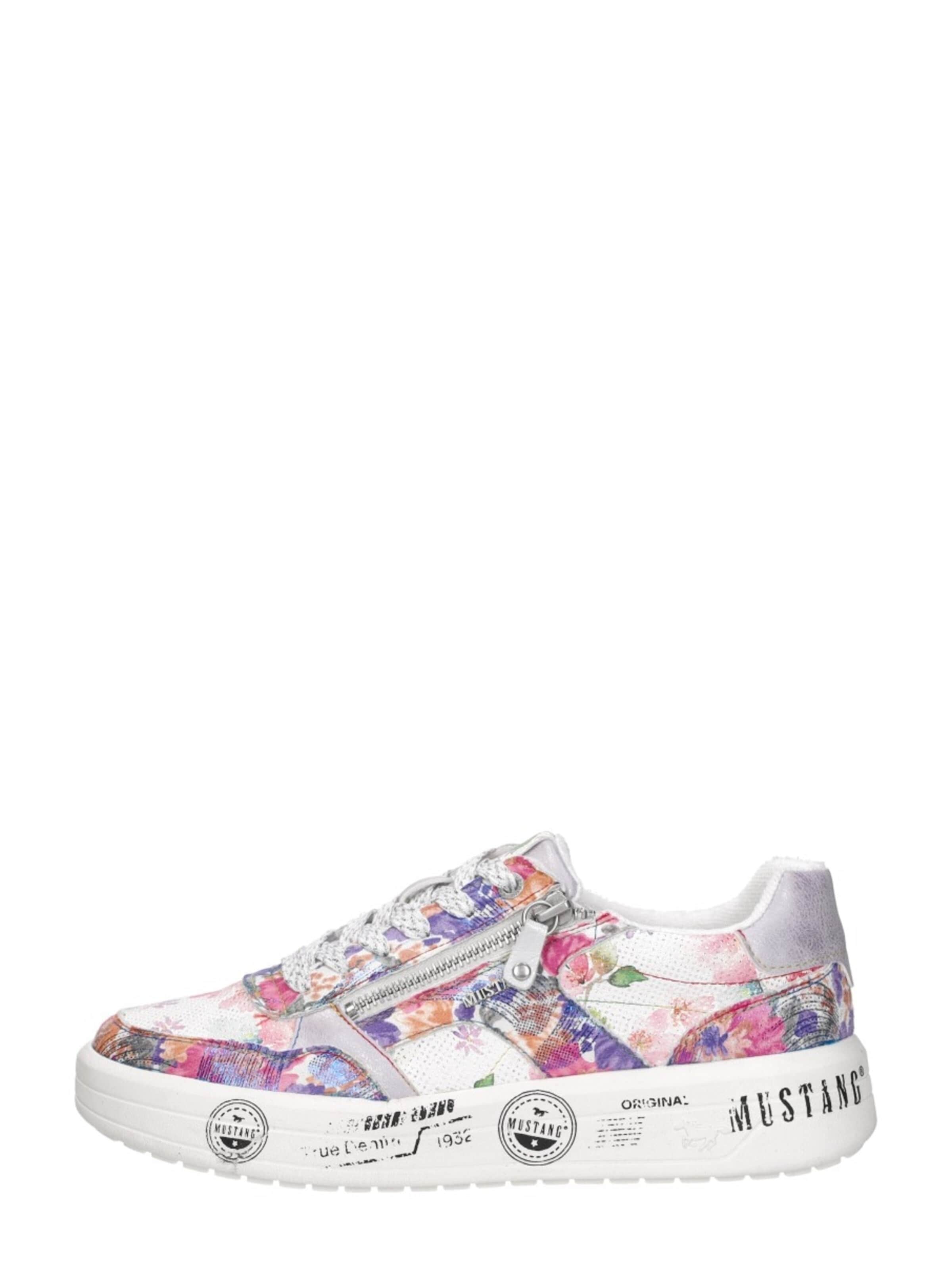 Baskets basses 'Sneakers Laag' MUSTANG en blanc : devant