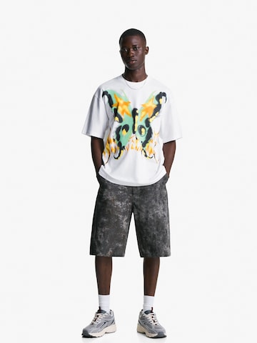 Bershka Shirt in White