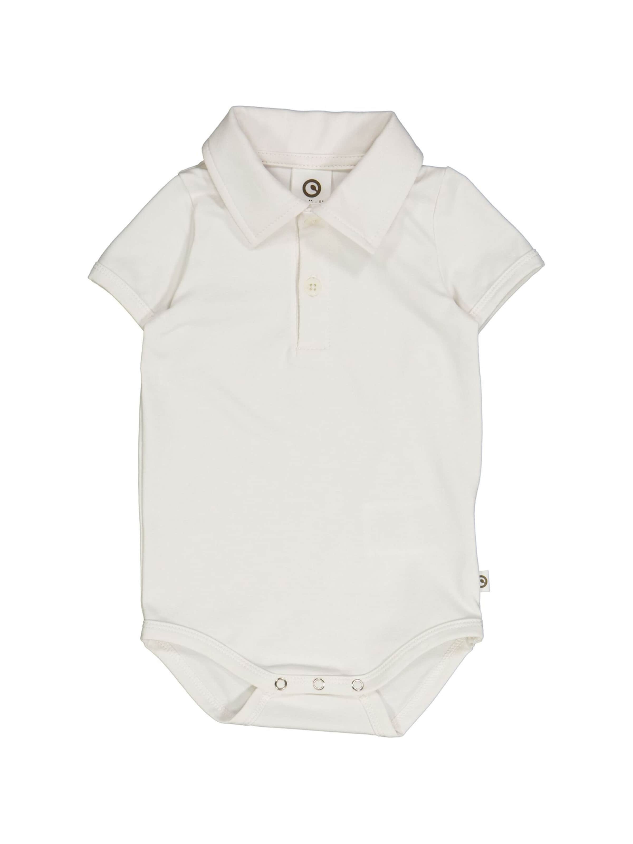 Tutina / body per bambino 'Cozy Me' di Müsli by GREEN COTTON in bianco: frontale