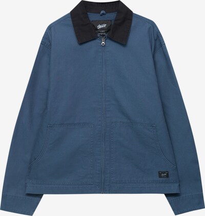 Pull&Bear Veste mi-saison en bleu ciel / noir, Vue avec produit