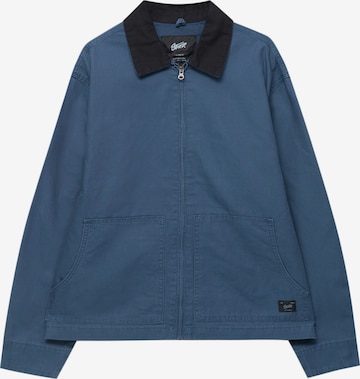 Veste mi-saison Pull&Bear en bleu : devant