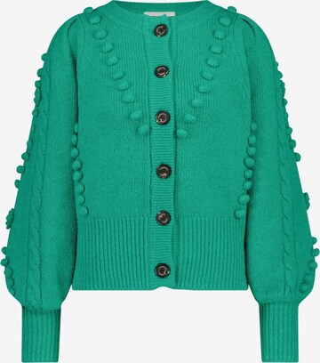 Fabienne Chapot Knit Cardigan 'Pop' in Green: front