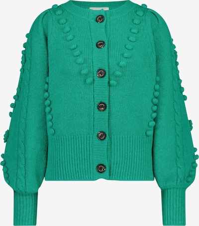Fabienne Chapot Gebreid vest 'Pop' in de kleur Groen, Productweergave