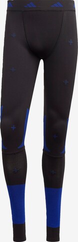 ADIDAS PERFORMANCE Skinny Spodnie sportowe 'Techfit Recharge ' w kolorze czarny: przód