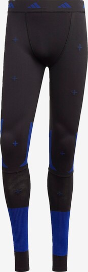 ADIDAS PERFORMANCE Sportbroek 'Techfit Recharge ' in de kleur Blauw / Zwart, Productweergave