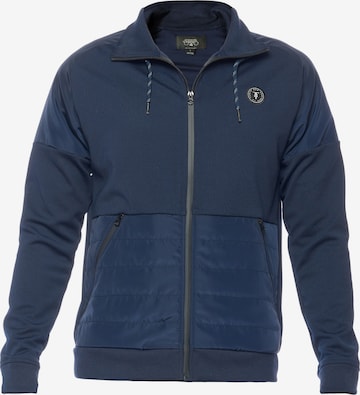 Le Temps Des Cerises Between-Season Jacket 'BASEL' in Blue: front