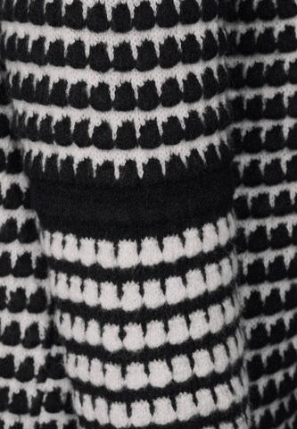 STREET ONE Knit Cardigan in Black