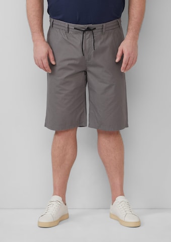 s.Oliver Men Big Sizes Loosefit Shorts 'Detroit' in Grau: Vorderseite