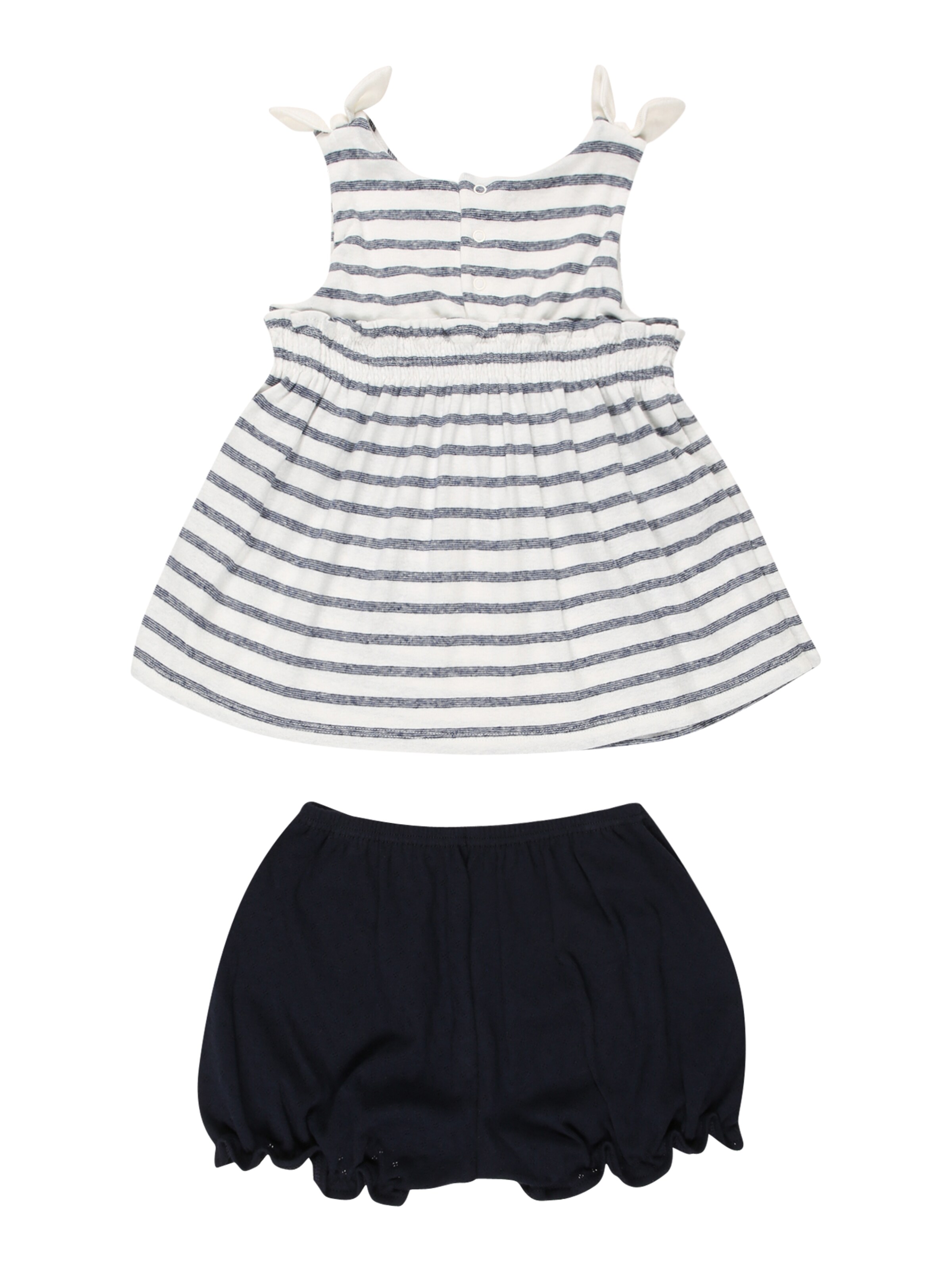 Kinder Kids (Gr. 92-140) PETIT BATEAU Set in Weiß - YB19336 Kinder Kids (Gr. 92-140) PETIT BATEAU Set in Weiß - YB19336