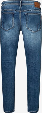 TIMEZONE Slimfit Jeans 'Eduardo' in Blau