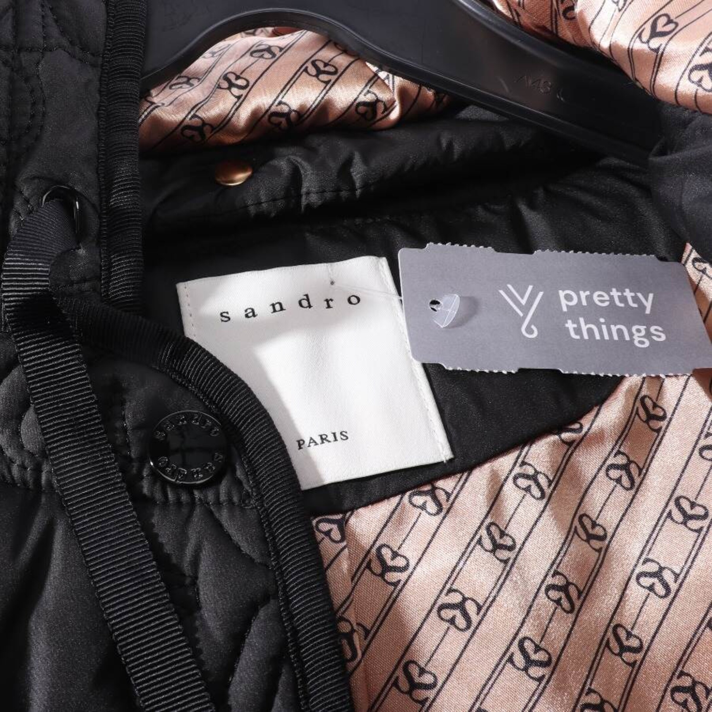 Sandro Übergangsjacke XXS in Schwarz