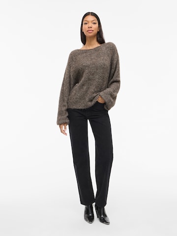 VILA Sweater 'VIMarley' in Brown