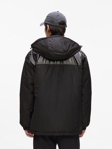 juoda KARL LAGERFELD JEANS Demisezoninė striukė