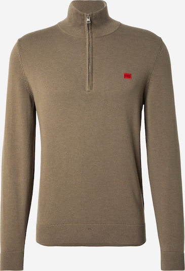 HUGO Jersey 'San Quintus' en taupe, Vista del producto