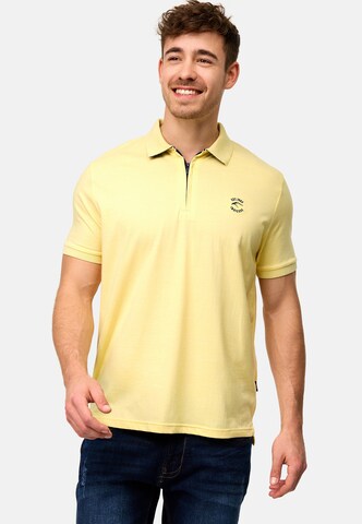 T-Shirt 'Yonah ' INDICODE JEANS en jaune : devant