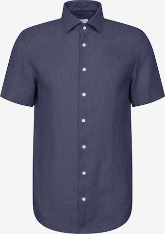 SEIDENSTICKER Slim Fit Hemd in Blau: Vorderseite