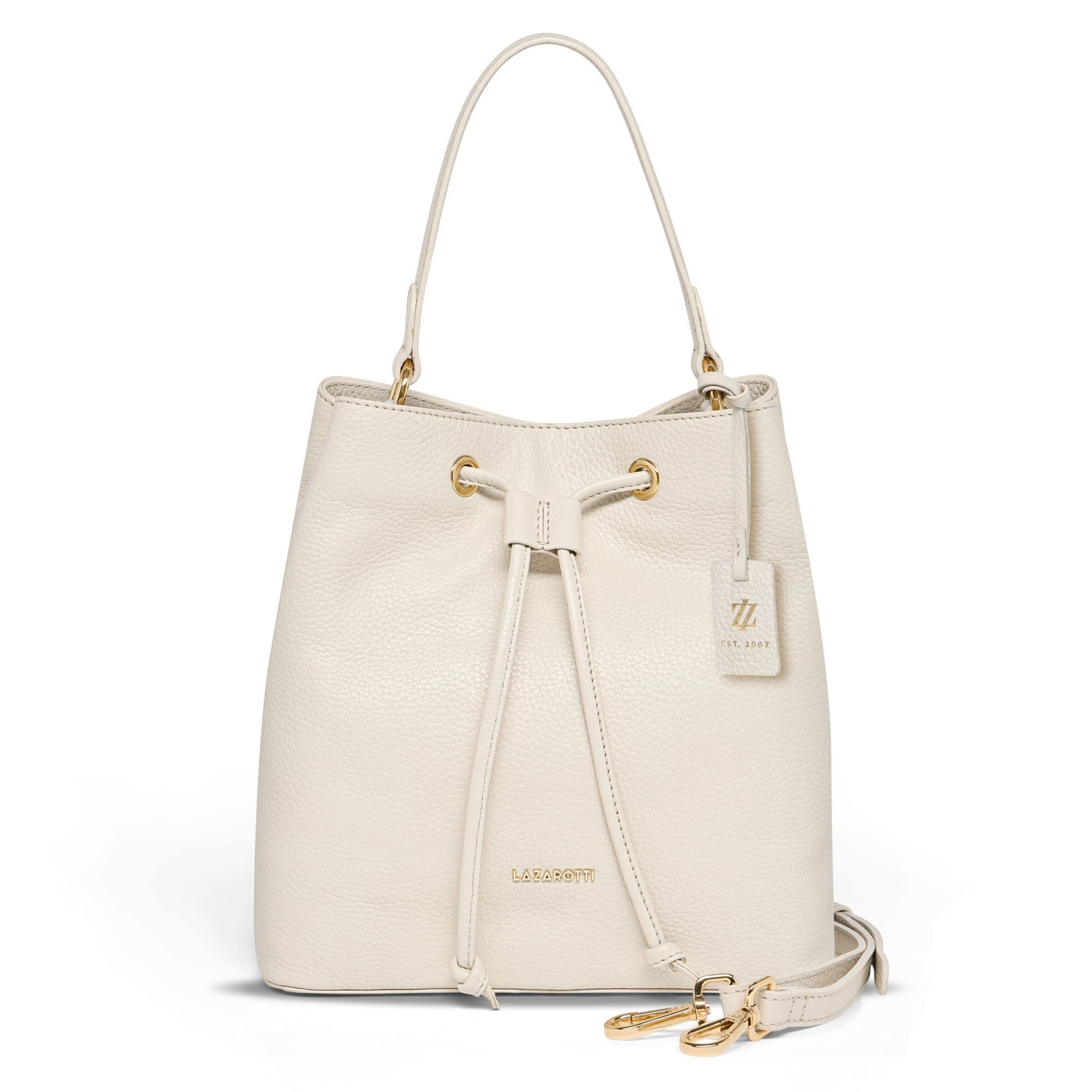 Poche ventrale 'Bologna' Lazarotti en blanc : devant