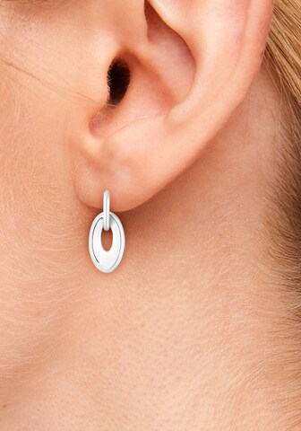 s.Oliver Earrings in Silver: front