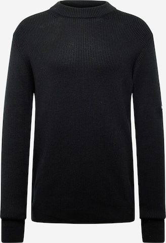 BLS HAFNIA Sweter 'Authentic' w kolorze czarny: przód