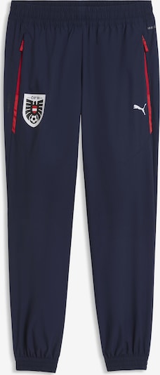 PUMA Sporthose 'Österreich PumaTech' in S/Regular in navy / rot / schwarz / weiß, Produktansicht